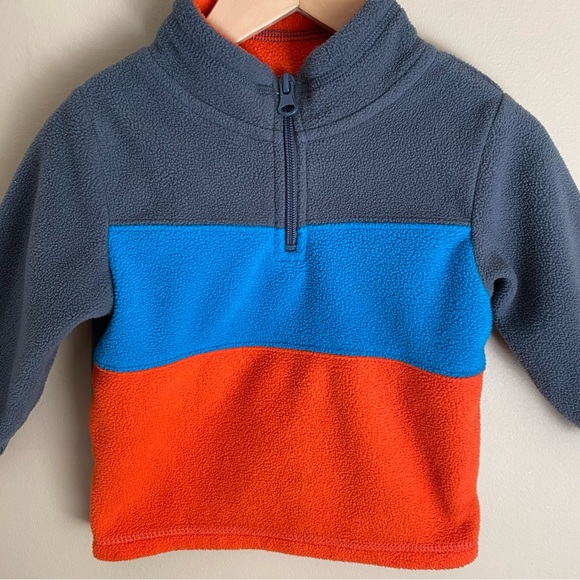 Children’s Place 9-12M Half-Zip Fleece Jacket for Baby - Picture 2 of 4